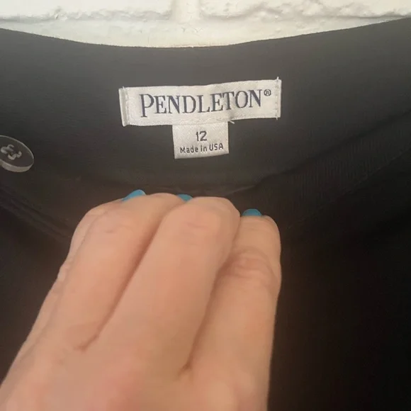 Pendleton 100% Virgin Wool Classic Dress Pants Trousers Size 12 - Picture 4 of 4